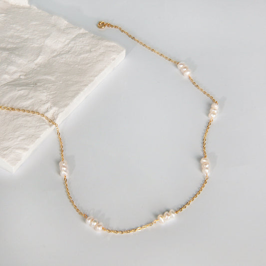 Small Fresh Water Pearl Necklace